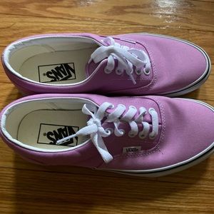 Size 8 W, pastel purple Vans!